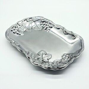 Arthur Court 2010 Grapes Leaves Rectangular Serving Tray